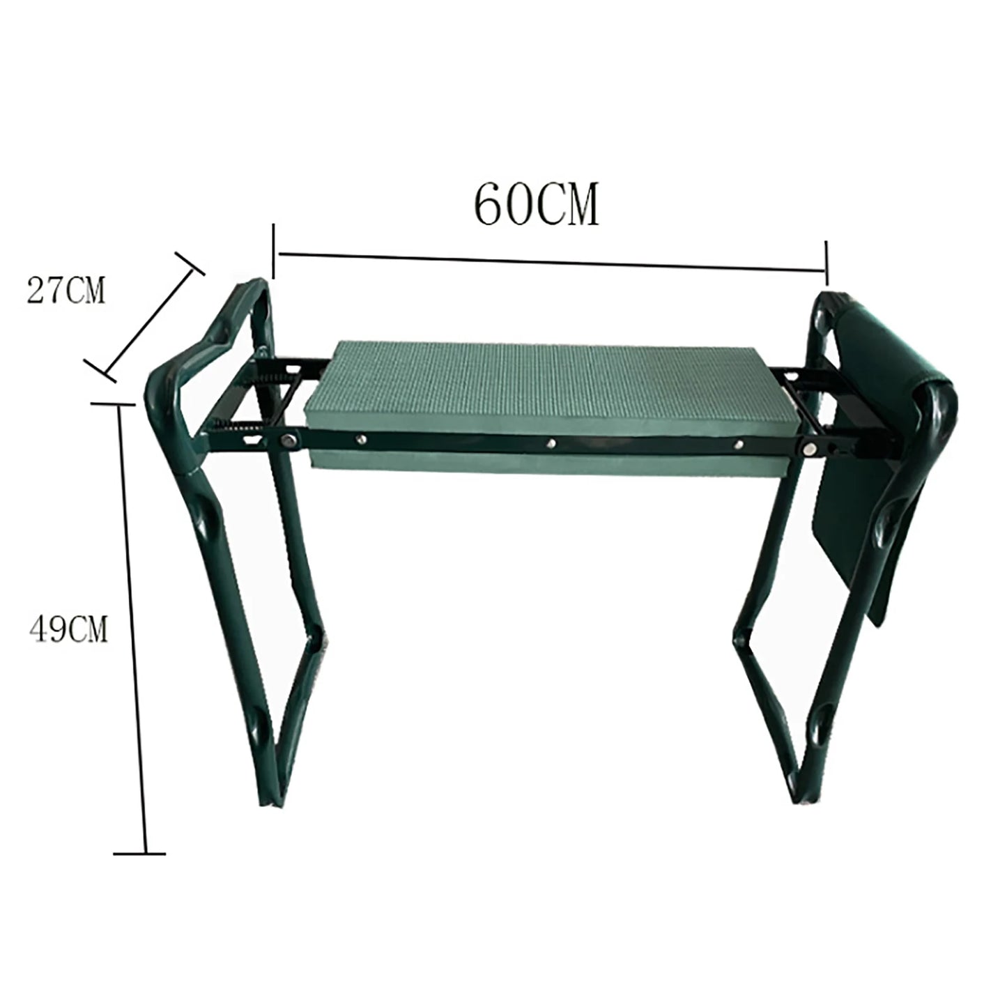 Folding Garden Kneeler Bench Kneeling Soft Eva Pad Seat With Stool Pouch